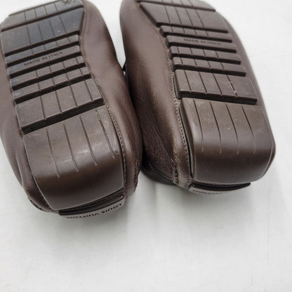 【中古品】【メンズ】 LOUIS VUITTON ルイ・ヴィトン LEATHER DRIVING SHOES FA0093 レザー ドライビング シューズ ローファー 靴 179-260320-ay-03-izu サイズ：8 1/2 カラー：ブラウン 万代Net店