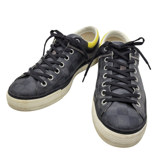 【中古品】【メンズ】 LOUIS VUITTON ルイ・ヴィトン ダミエ グラフィット スニーカー 靴 179-260320-kh-13-izu サイズ：7 1/2 カラー：ブラック 万代Net店