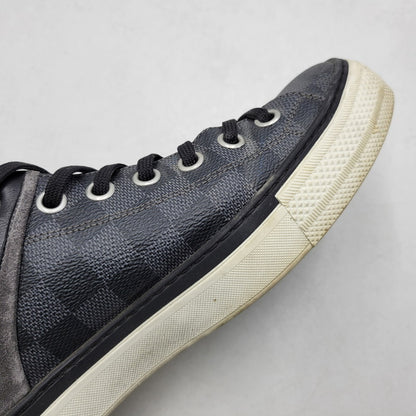 【中古品】【メンズ】 LOUIS VUITTON ルイ・ヴィトン ダミエ グラフィット スニーカー 靴 179-260320-kh-13-izu サイズ：7 1/2 カラー：ブラック 万代Net店