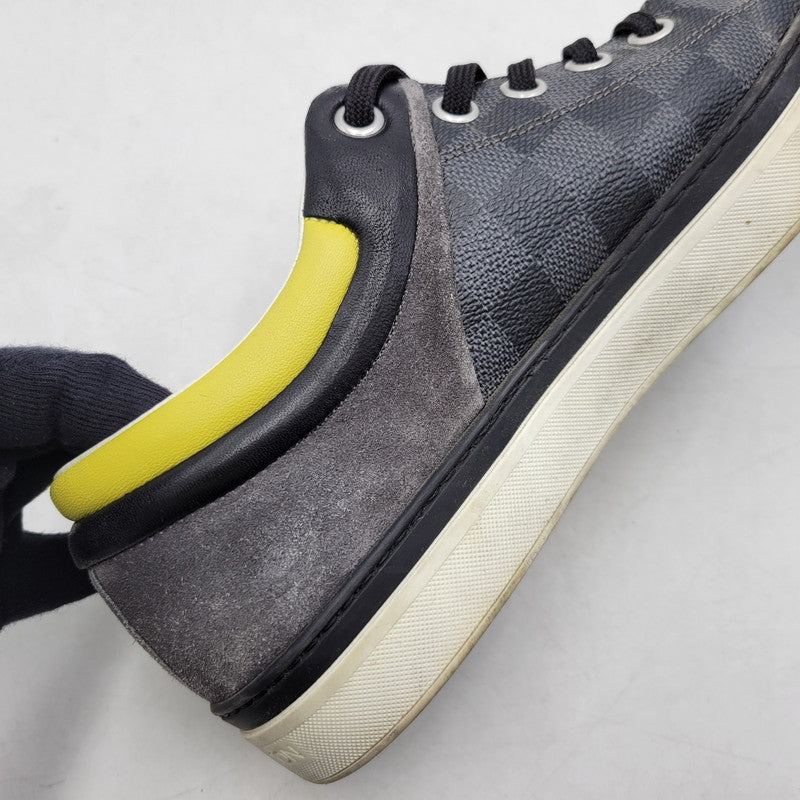 【中古品】【メンズ】 LOUIS VUITTON ルイ・ヴィトン ダミエ グラフィット スニーカー 靴 179-260320-kh-13-izu サイズ：7 1/2 カラー：ブラック 万代Net店