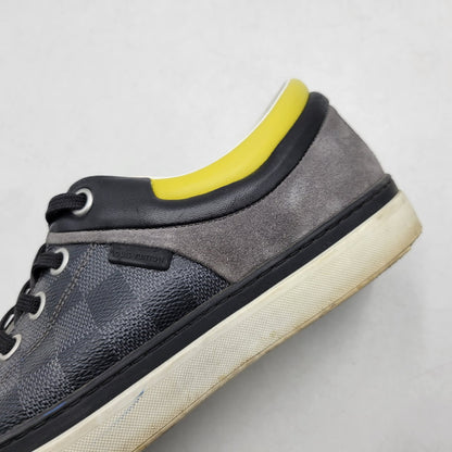 【中古品】【メンズ】 LOUIS VUITTON ルイ・ヴィトン ダミエ グラフィット スニーカー 靴 179-260320-kh-13-izu サイズ：7 1/2 カラー：ブラック 万代Net店