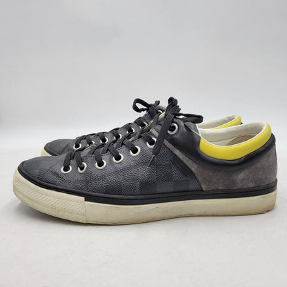 【中古品】【メンズ】 LOUIS VUITTON ルイ・ヴィトン ダミエ グラフィット スニーカー 靴 179-260320-kh-13-izu サイズ：7 1/2 カラー：ブラック 万代Net店