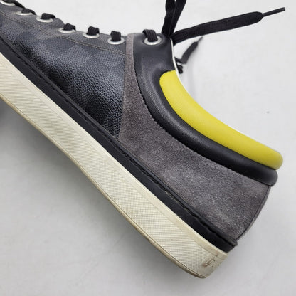 【中古品】【メンズ】 LOUIS VUITTON ルイ・ヴィトン ダミエ グラフィット スニーカー 靴 179-260320-kh-13-izu サイズ：7 1/2 カラー：ブラック 万代Net店