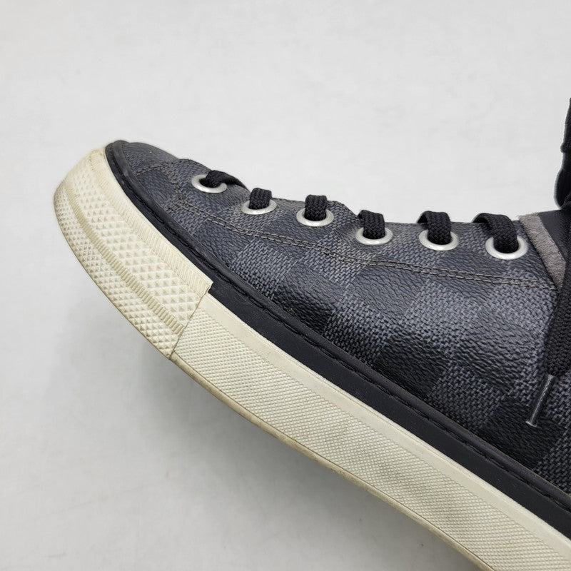 【中古品】【メンズ】 LOUIS VUITTON ルイ・ヴィトン ダミエ グラフィット スニーカー 靴 179-260320-kh-13-izu サイズ：7 1/2 カラー：ブラック 万代Net店
