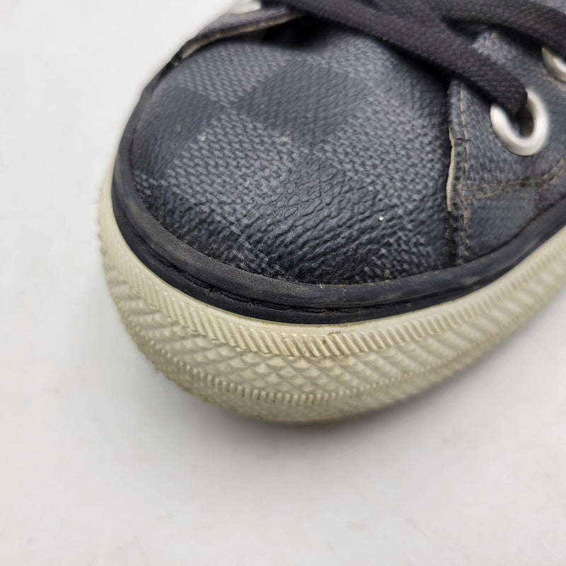 【中古品】【メンズ】 LOUIS VUITTON ルイ・ヴィトン ダミエ グラフィット スニーカー 靴 179-260320-kh-13-izu サイズ：7 1/2 カラー：ブラック 万代Net店