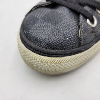 【中古品】【メンズ】 LOUIS VUITTON ルイ・ヴィトン ダミエ グラフィット スニーカー 靴 179-260320-kh-13-izu サイズ：7 1/2 カラー：ブラック 万代Net店