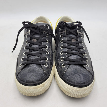 【中古品】【メンズ】 LOUIS VUITTON ルイ・ヴィトン ダミエ グラフィット スニーカー 靴 179-260320-kh-13-izu サイズ：7 1/2 カラー：ブラック 万代Net店