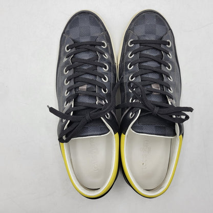 【中古品】【メンズ】 LOUIS VUITTON ルイ・ヴィトン ダミエ グラフィット スニーカー 靴 179-260320-kh-13-izu サイズ：7 1/2 カラー：ブラック 万代Net店
