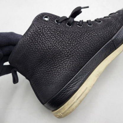 【中古品】【メンズ/レディース】 LOUIS VUITTON ルイ・ヴィトン LV LEATHER HI CUT SNEAKERS GO1111 レザー ハイカット スニーカー シューズ 靴 179-260320-ay-01-izu サイズ：7 カラー：ブラック 万代Net店