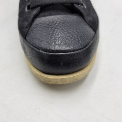 【中古品】【メンズ/レディース】 LOUIS VUITTON ルイ・ヴィトン LV LEATHER HI CUT SNEAKERS GO1111 レザー ハイカット スニーカー シューズ 靴 179-260320-ay-01-izu サイズ：7 カラー：ブラック 万代Net店