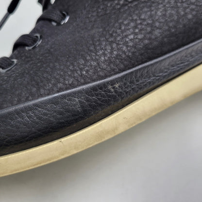 【中古品】【メンズ/レディース】 LOUIS VUITTON ルイ・ヴィトン LV LEATHER HI CUT SNEAKERS GO1111 レザー ハイカット スニーカー シューズ 靴 179-260320-ay-01-izu サイズ：7 カラー：ブラック 万代Net店