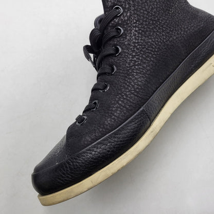 【中古品】【メンズ/レディース】 LOUIS VUITTON ルイ・ヴィトン LV LEATHER HI CUT SNEAKERS GO1111 レザー ハイカット スニーカー シューズ 靴 179-260320-ay-01-izu サイズ：7 カラー：ブラック 万代Net店