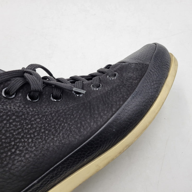 【中古品】【メンズ/レディース】 LOUIS VUITTON ルイ・ヴィトン LV LEATHER HI CUT SNEAKERS GO1111 レザー ハイカット スニーカー シューズ 靴 179-260320-ay-01-izu サイズ：7 カラー：ブラック 万代Net店
