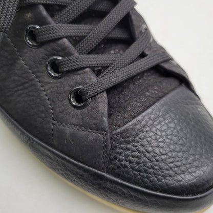 【中古品】【メンズ/レディース】 LOUIS VUITTON ルイ・ヴィトン LV LEATHER HI CUT SNEAKERS GO1111 レザー ハイカット スニーカー シューズ 靴 179-260320-ay-01-izu サイズ：7 カラー：ブラック 万代Net店