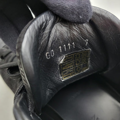 【中古品】【メンズ/レディース】 LOUIS VUITTON ルイ・ヴィトン LV LEATHER HI CUT SNEAKERS GO1111 レザー ハイカット スニーカー シューズ 靴 179-260320-ay-01-izu サイズ：7 カラー：ブラック 万代Net店