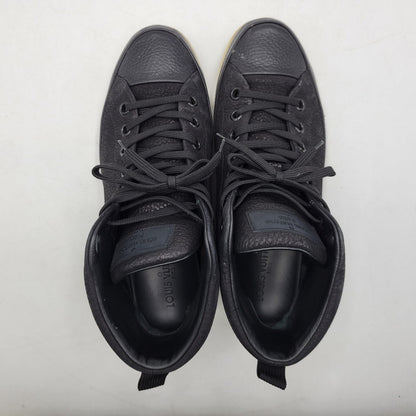 【中古品】【メンズ/レディース】 LOUIS VUITTON ルイ・ヴィトン LV LEATHER HI CUT SNEAKERS GO1111 レザー ハイカット スニーカー シューズ 靴 179-260320-ay-01-izu サイズ：7 カラー：ブラック 万代Net店