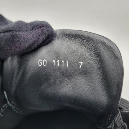 【中古品】【メンズ/レディース】 LOUIS VUITTON ルイ・ヴィトン LV LEATHER HI CUT SNEAKERS GO1111 レザー ハイカット スニーカー シューズ 靴 179-260320-ay-01-izu サイズ：7 カラー：ブラック 万代Net店