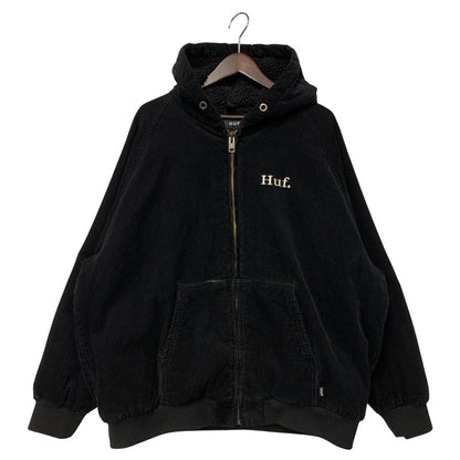 【中古品】【メンズ】 COLTON CORD HOODED ZIP JACKET フーデッド ジップ ジャケット アウター 142-260320-kh-02-izu サイズ：XL カラー：ブラック 万代Net店