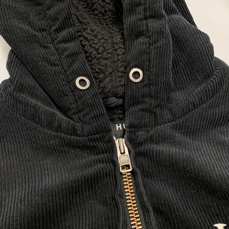 【中古品】【メンズ】 COLTON CORD HOODED ZIP JACKET フーデッド ジップ ジャケット アウター 142-260320-kh-02-izu サイズ：XL カラー：ブラック 万代Net店