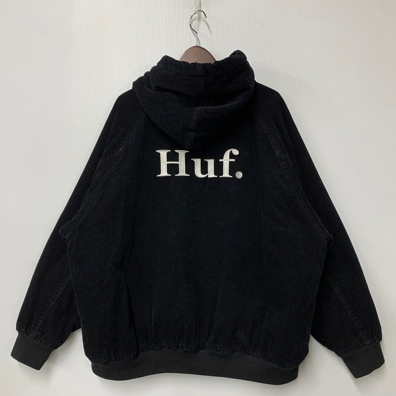 【中古品】【メンズ】 COLTON CORD HOODED ZIP JACKET フーデッド ジップ ジャケット アウター 142-260320-kh-02-izu サイズ：XL カラー：ブラック 万代Net店