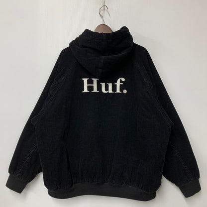 【中古品】【メンズ】 COLTON CORD HOODED ZIP JACKET フーデッド ジップ ジャケット アウター 142-260320-kh-02-izu サイズ：XL カラー：ブラック 万代Net店
