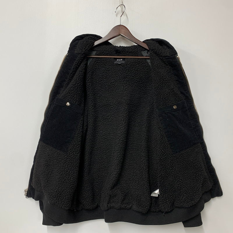 【中古品】【メンズ】 COLTON CORD HOODED ZIP JACKET フーデッド ジップ ジャケット アウター 142-260320-kh-02-izu サイズ：XL カラー：ブラック 万代Net店