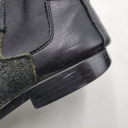 【現状渡し品】【メンズ/レディース】 COMME des GARCONS HOMME PLUS コムデギャルソンオムプリュス PATCHWORK SIDE GORE BOOTS パッチワーク サイドゴア ブーツ シューズ 靴 164-260320-ay-05-izu サイズ：26 カラー：ブラック 万代Net店