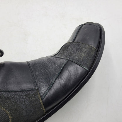 【現状渡し品】【メンズ/レディース】 COMME des GARCONS HOMME PLUS コムデギャルソンオムプリュス PATCHWORK SIDE GORE BOOTS パッチワーク サイドゴア ブーツ シューズ 靴 164-260320-ay-05-izu サイズ：26 カラー：ブラック 万代Net店