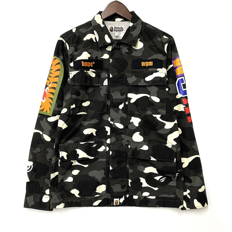 【中古品】【メンズ】 CITY CAMO TIGER SHARK ARMY SHIRT 001SHE201004X シティ カモ タイガー シャーク アーミー シャツ 長袖 142-260403-as-03-izu サイズ：S カラー：マルチカラー 万代Net店