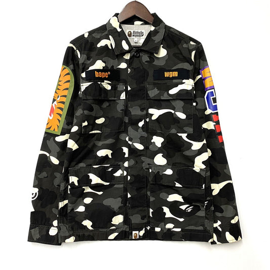 【中古品】【メンズ】 CITY CAMO TIGER SHARK ARMY SHIRT 001SHE201004X シティ カモ タイガー シャーク アーミー シャツ 長袖 142-260403-as-03-izu サイズ：S カラー：マルチカラー 万代Net店