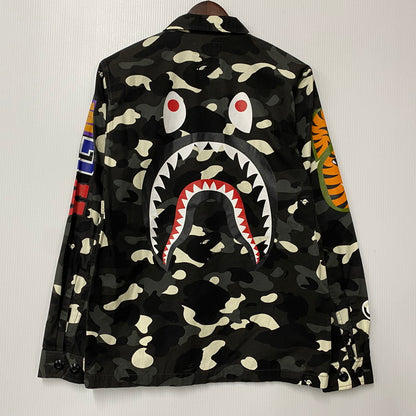【中古品】【メンズ】 CITY CAMO TIGER SHARK ARMY SHIRT 001SHE201004X シティ カモ タイガー シャーク アーミー シャツ 長袖 142-260403-as-03-izu サイズ：S カラー：マルチカラー 万代Net店