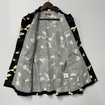 【中古品】【メンズ】 CITY CAMO TIGER SHARK ARMY SHIRT 001SHE201004X シティ カモ タイガー シャーク アーミー シャツ 長袖 142-260403-as-03-izu サイズ：S カラー：マルチカラー 万代Net店