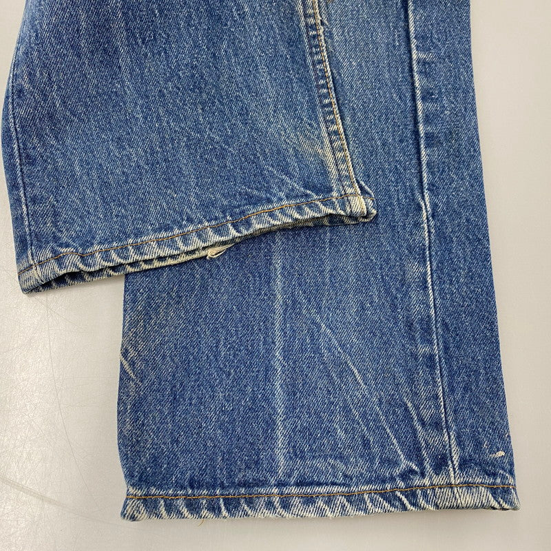 【現状渡し品】【メンズ】 501-0115 87年製 刻印524 BUTTON FLY ボタン フライ ブランクタブ 80S 501 DENIM PANTS デニム パンツ ズボン ボトムス 157-260328-ya-06-izu サイズ：34×30 カラー：インディゴ 万代Net店