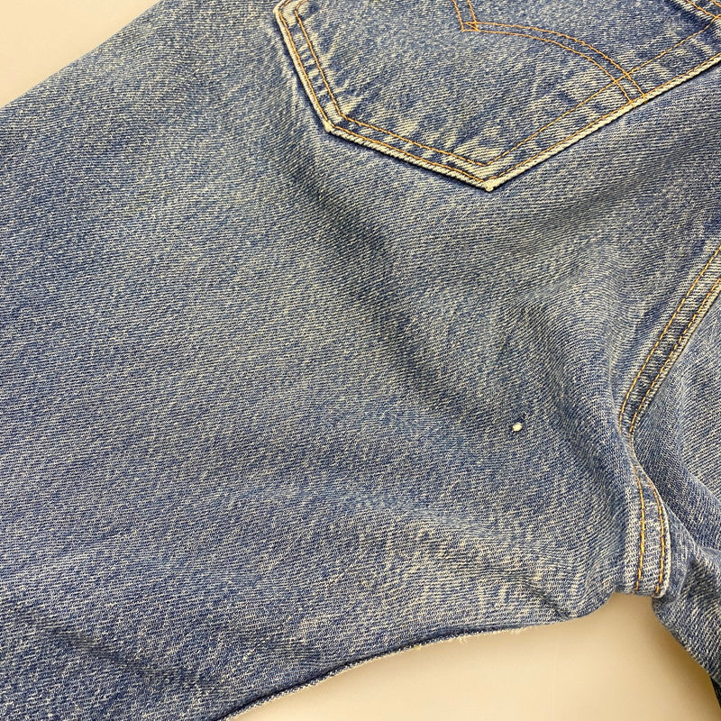 【現状渡し品】【メンズ】 501-0115 87年製 刻印524 BUTTON FLY ボタン フライ ブランクタブ 80S 501 DENIM PANTS デニム パンツ ズボン ボトムス 157-260328-ya-06-izu サイズ：34×30 カラー：インディゴ 万代Net店