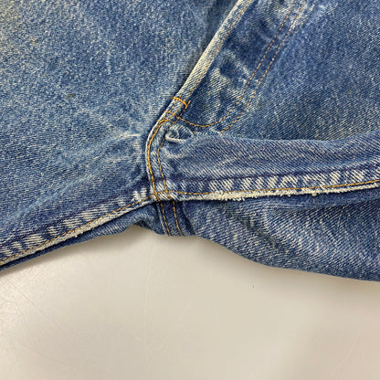 【現状渡し品】【メンズ】 501-0115 87年製 刻印524 BUTTON FLY ボタン フライ ブランクタブ 80S 501 DENIM PANTS デニム パンツ ズボン ボトムス 157-260328-ya-06-izu サイズ：34×30 カラー：インディゴ 万代Net店