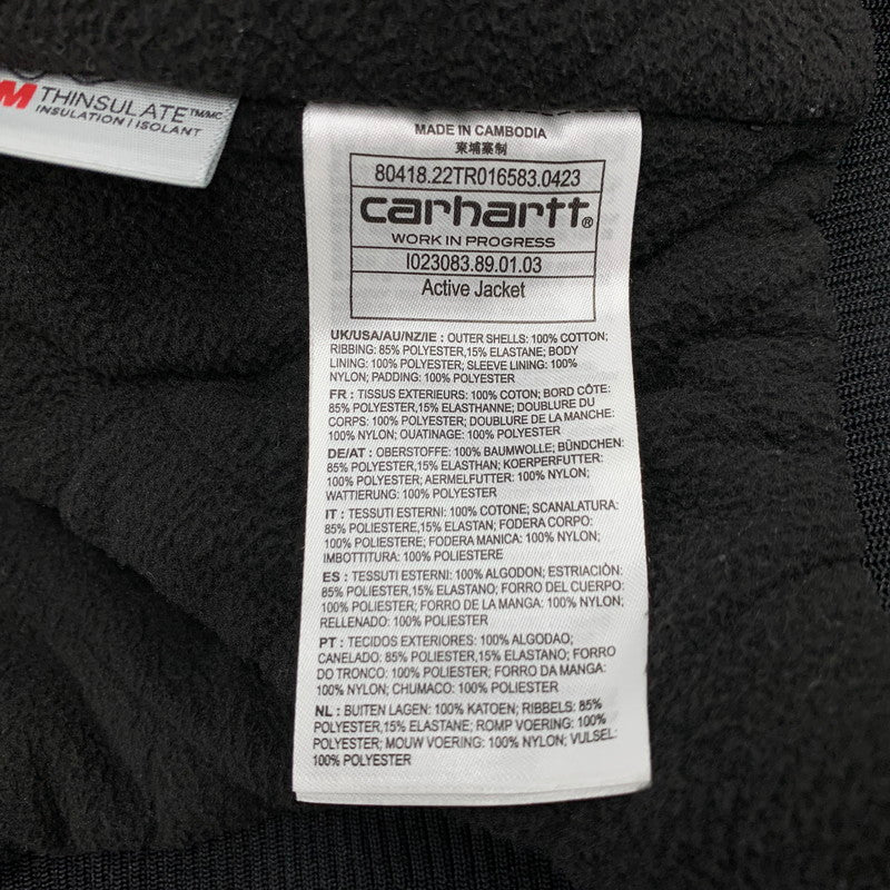 【中古品】【メンズ】 CARHARTT WIP カーハートダブリューアイピー I023083 ACTIVE JACKET アクティブ ジャケット アウター 142-260320-kh-05-izu サイズ：XL カラー：ブラック 万代Net店