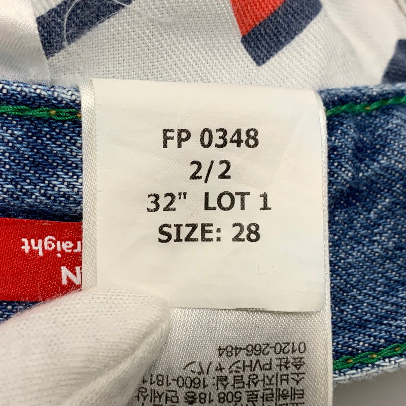【中古品】【メンズ】 TOMMY JEANS トミー ジーンズ ETHAN イーサン 刺繍入り DENIM PANTS デニム パンツ ボトムス ズボン 158-260322-cs-21-izu サイズ：W28 L32 カラー：インディゴ 万代Net店