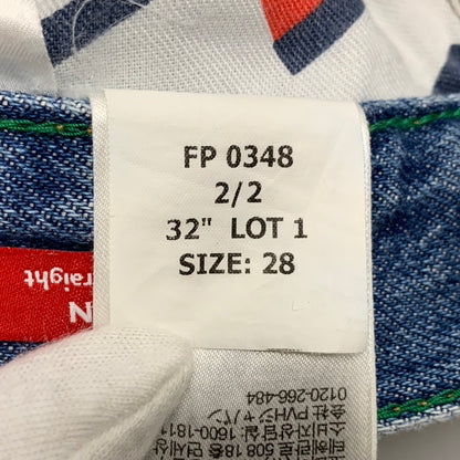 【中古品】【メンズ】 TOMMY JEANS トミー ジーンズ ETHAN イーサン 刺繍入り DENIM PANTS デニム パンツ ボトムス ズボン 158-260322-cs-21-izu サイズ：W28 L32 カラー：インディゴ 万代Net店