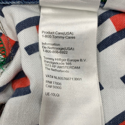 【中古品】【メンズ】 TOMMY JEANS トミー ジーンズ ETHAN イーサン 刺繍入り DENIM PANTS デニム パンツ ボトムス ズボン 158-260322-cs-21-izu サイズ：W28 L32 カラー：インディゴ 万代Net店