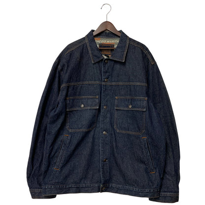 【中古品】【メンズ】 MARITHE FRANCOIS GIRBAUD マリテフランソワジルボー DENIM JACKET デニム ジャケット アウター 146-260320-kh-04-izu サイズ：XXL カラー：インディゴ 万代Net店