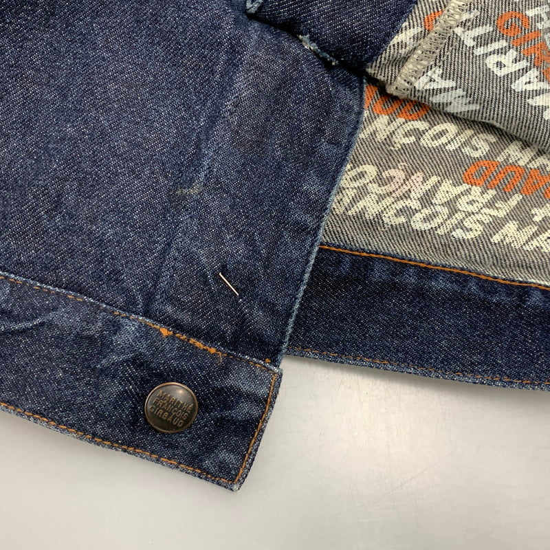【中古品】【メンズ】 MARITHE FRANCOIS GIRBAUD マリテフランソワジルボー DENIM JACKET デニム ジャケット アウター 146-260320-kh-04-izu サイズ：XXL カラー：インディゴ 万代Net店