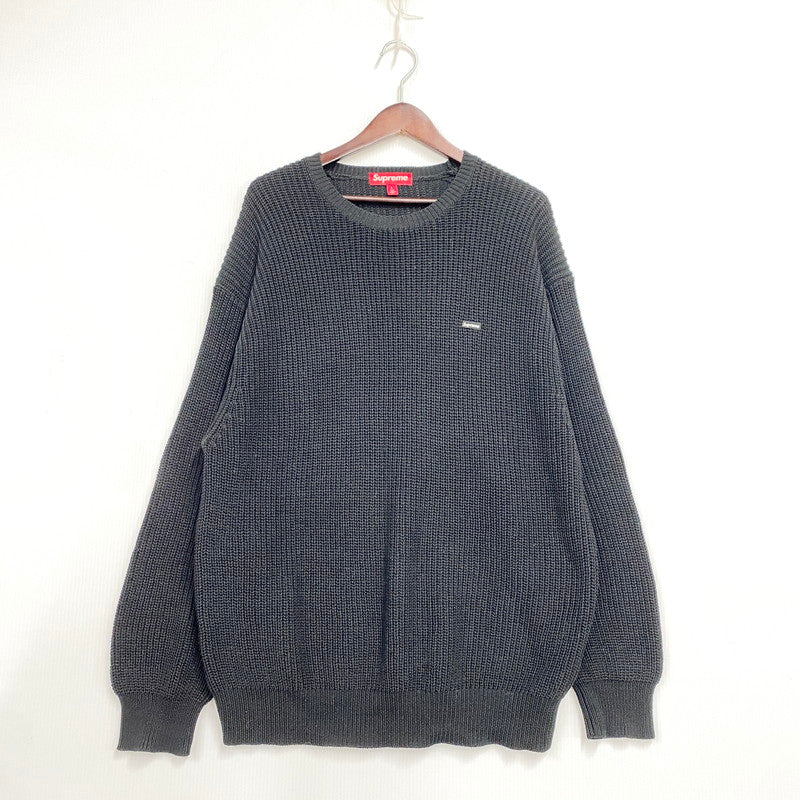 【中古品】【メンズ】 3FW SMALL BOX RIBBED SWEATER スモール ボックス リブド セーター トップス ニット 149-260320-ya-02-izu サイズ：L カラー：BLACK 万代Net店