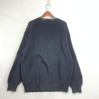 【中古品】【メンズ】 3FW SMALL BOX RIBBED SWEATER スモール ボックス リブド セーター トップス ニット 149-260320-ya-02-izu サイズ：L カラー：BLACK 万代Net店