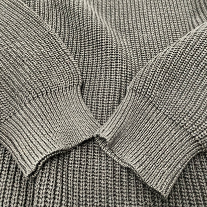 【中古品】【メンズ】 3FW SMALL BOX RIBBED SWEATER スモール ボックス リブド セーター トップス ニット 149-260320-ya-02-izu サイズ：L カラー：BLACK 万代Net店