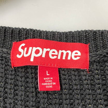 【中古品】【メンズ】 3FW SMALL BOX RIBBED SWEATER スモール ボックス リブド セーター トップス ニット 149-260320-ya-02-izu サイズ：L カラー：BLACK 万代Net店