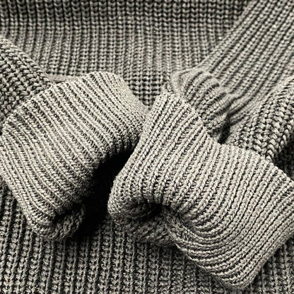 【中古品】【メンズ】 3FW SMALL BOX RIBBED SWEATER スモール ボックス リブド セーター トップス ニット 149-260320-ya-02-izu サイズ：L カラー：BLACK 万代Net店