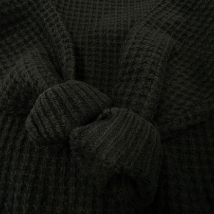 【中古品】【メンズ】 25FW SMALL BOX WAFFLE SWEATER スモール ボックス ワッフル セーター トップス ニット 149-260320-ya-01-izu サイズ：L カラー：BLACK 万代Net店