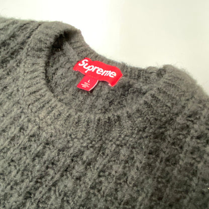 【中古品】【メンズ】 25FW SMALL BOX WAFFLE SWEATER スモール ボックス ワッフル セーター トップス ニット 149-260320-ya-01-izu サイズ：L カラー：BLACK 万代Net店