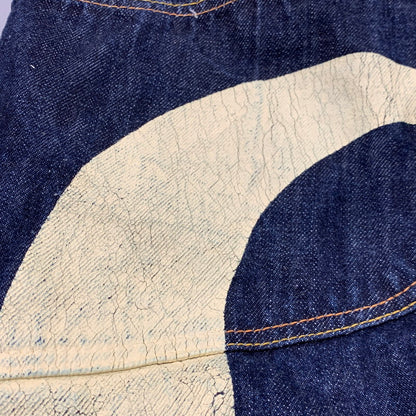 【中古品】【メンズ】 EVISU エヴィス GENES OSAKA PRINT DENIM PANTS プリント デニムパンツ シンチバック 大黒×フロントカモメ ジーンズ ボトムス 156-260321-as-04-izu サイズ：31×35 カラー：インディゴ 万代Net店