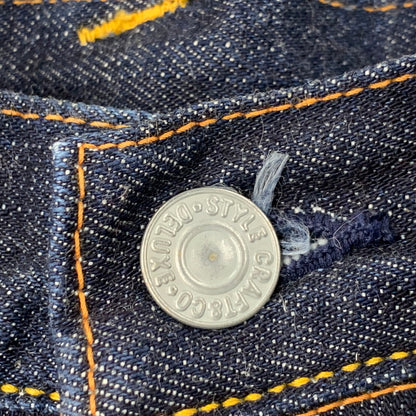 【中古品】【メンズ】 EVISU エヴィス GENES OSAKA PRINT DENIM PANTS プリント デニムパンツ シンチバック 大黒×フロントカモメ ジーンズ ボトムス 156-260321-as-04-izu サイズ：31×35 カラー：インディゴ 万代Net店